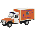 Schuco 452674300 - H0 - MB G Klasse Rot Kreuz<br>MHI-Exklusiv